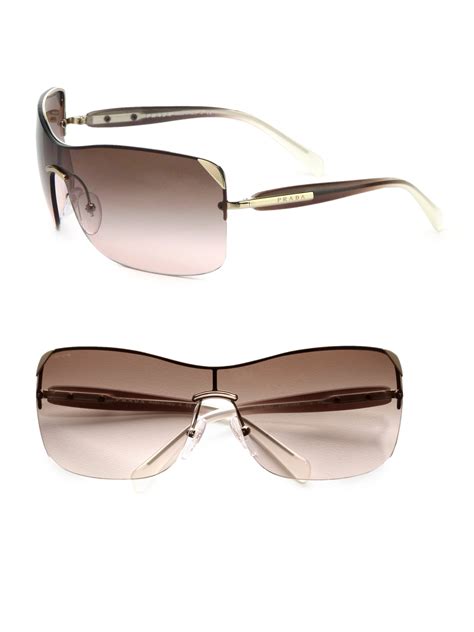 Prada Men's Rimless Gold